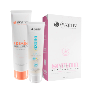 Productos de skincare para el cuidado de la piel grasa. Évamy, skincare profesional